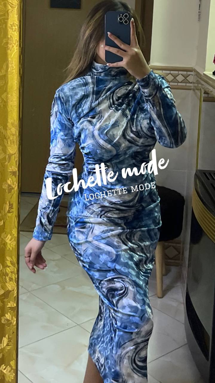Robe longue moulante classe 2024