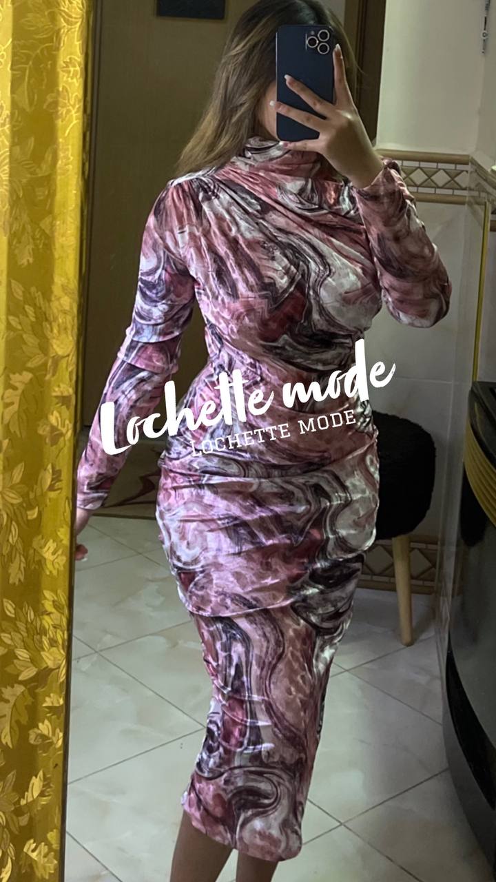 Robe longue moulante classe  2024